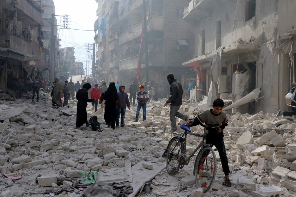 Üsküp’te Halep’e Destek Mitingi