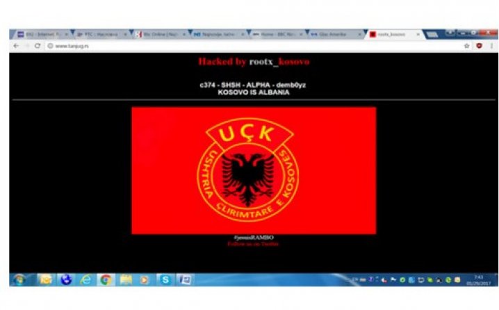 Arnavutlar Sırp Haber Ajansını Hack’ledi