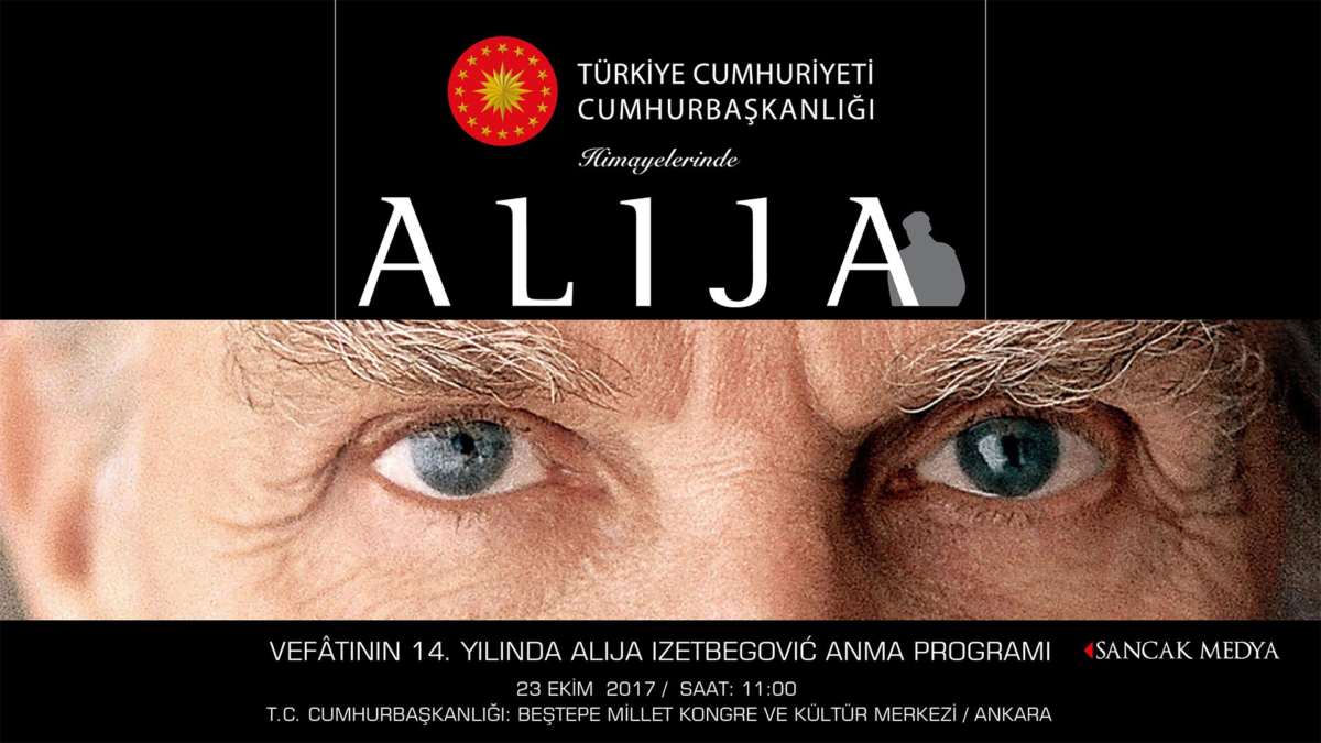 Vefatının 14. Yılında Alija İzetbegovic Anma Programı
