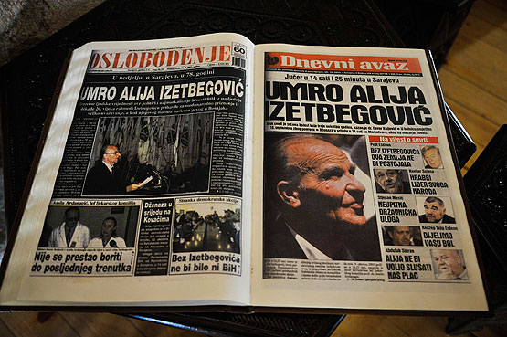 Dönemin Gazete Manşetlerinde Alija İzetbegoviç’in Vefatı